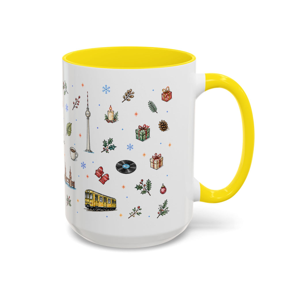 Berlin Christmas Mug | Watercolor City Souvenir, Travel Gift (11oz/15oz)