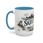 Skeleton Coast Mug, Namibia Travel Souvenir, Bucket List Gift, Accent Ceramic Coffee Mug 11oz 15oz