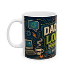 Dad Jokes Loading Father's Day Coffee Mug | Dad Gift | Ceramic 11oz 15oz Cup