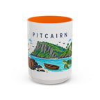 Pitcairn Coffee Mug | Travel Souvenir Accent Mug | Country Gift Ceramic Cup 11oz 15oz