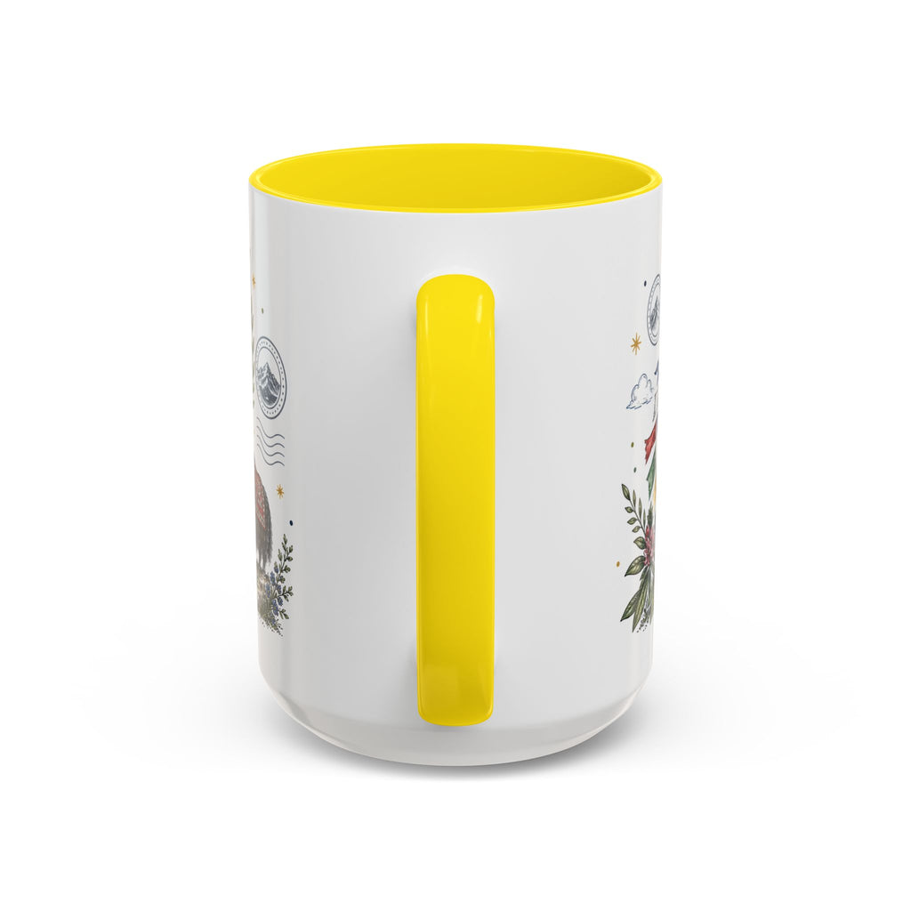 Himalaya Coffee Mug | Travel Destination Souvenir Gift | Accent Color Ceramic 11oz 15oz