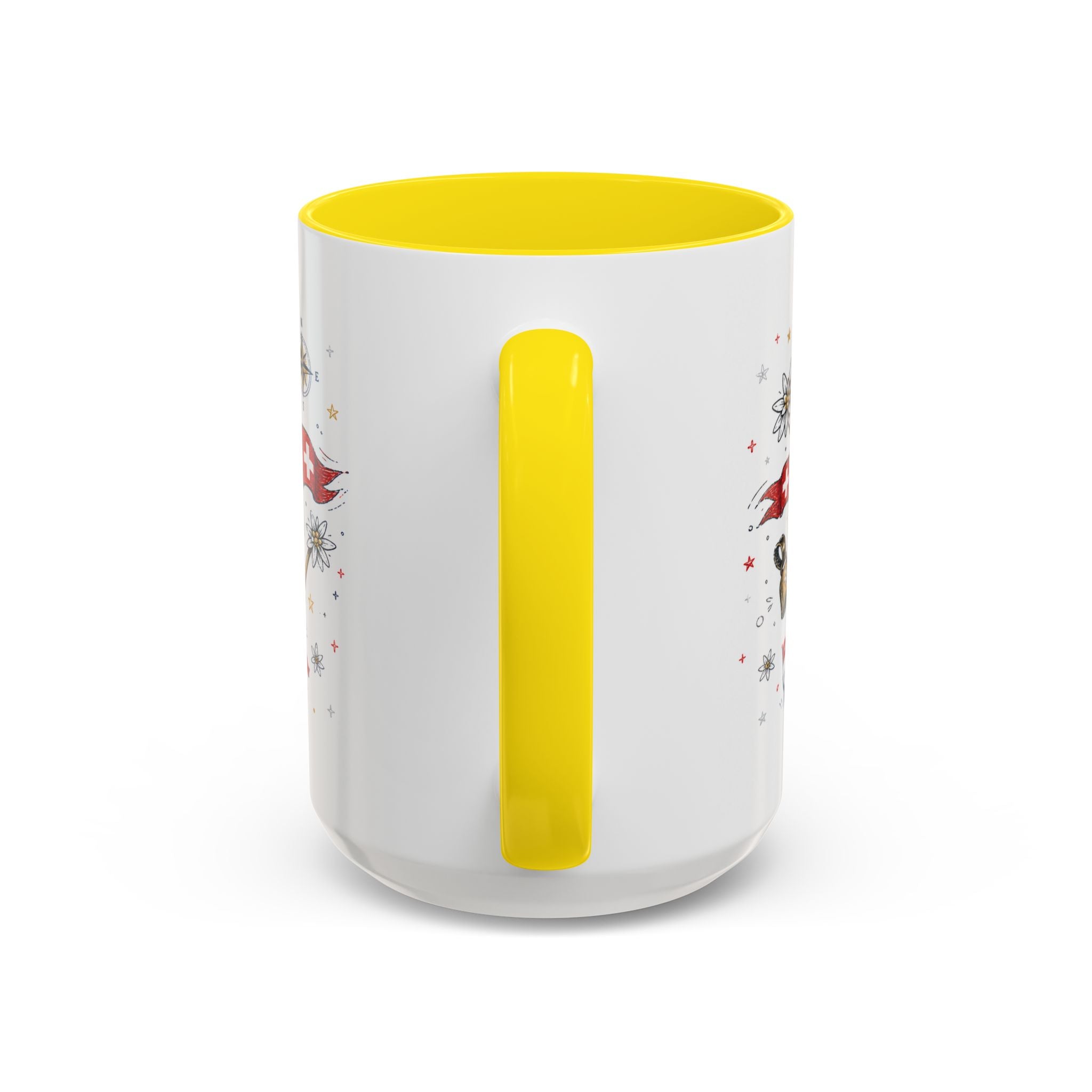 Switzerland Coffee Mug | World Cup Soccer Fan Gift | Accent Color Ceramic 11oz 15oz