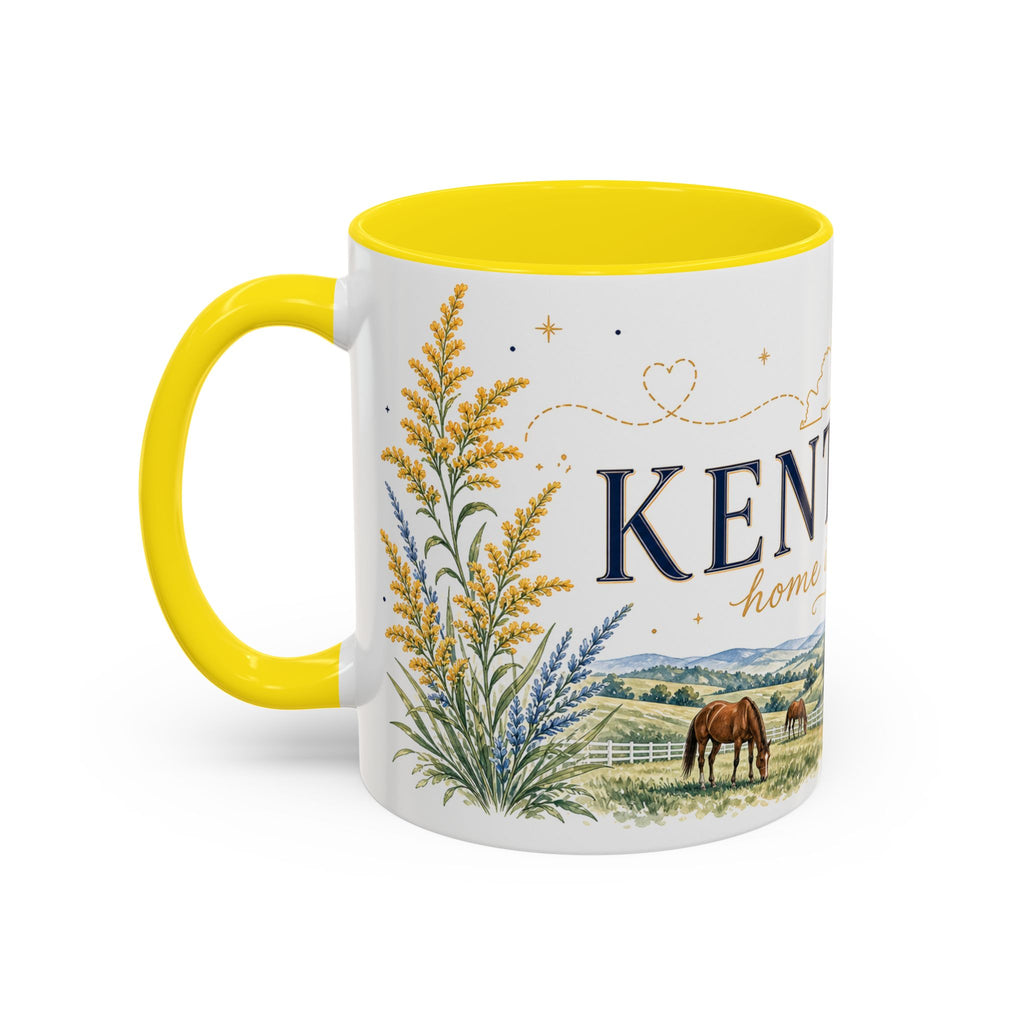 Kentucky Home State Mug | Moving Away Gift | Long Distance Friendship Coffee Cup | 11oz 15oz Accent Mug