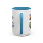 Helsinki Illustrated Travel Mug | City Souvenir Accent Coffee Mug | 11oz 15oz Ceramic Cup