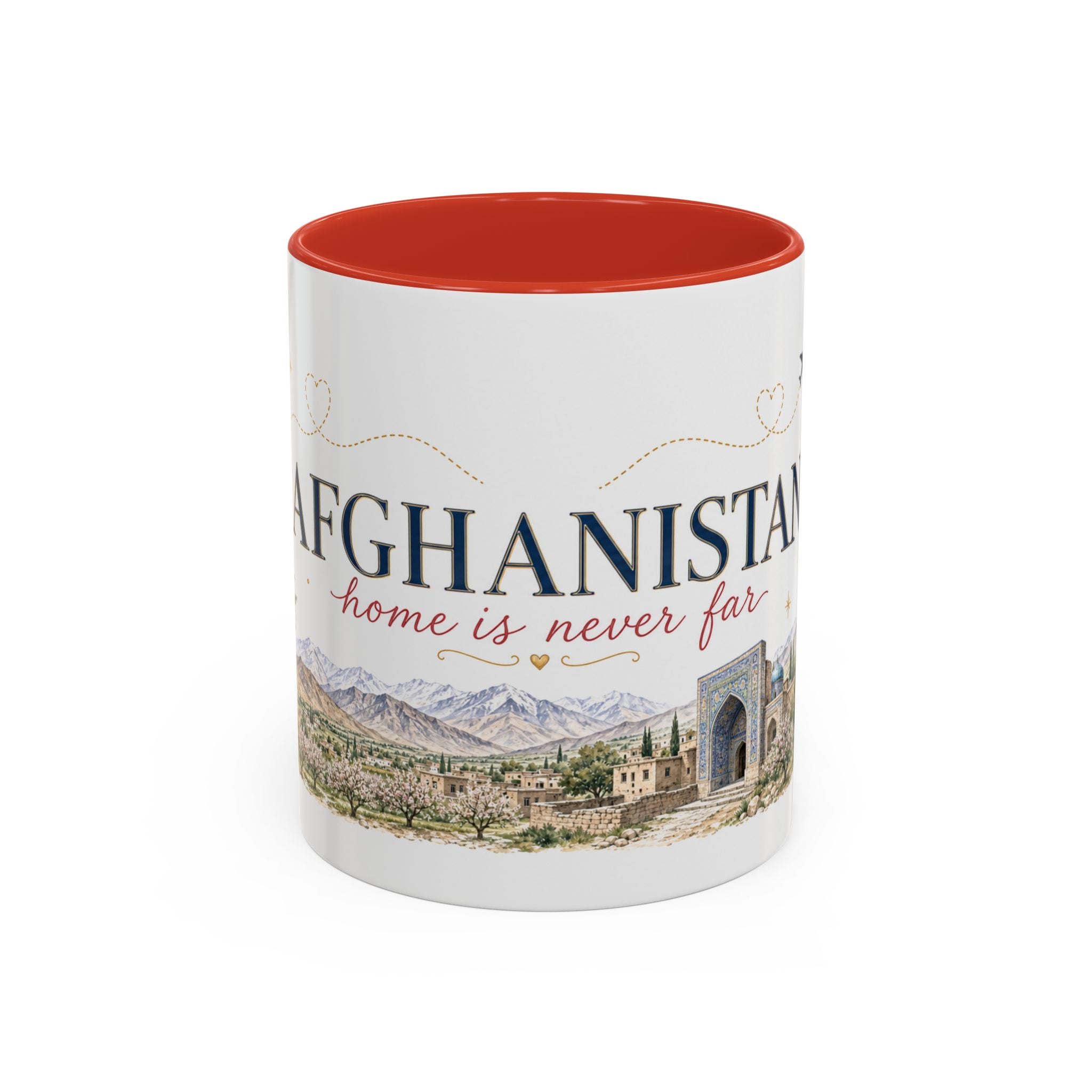 Afghanistan Home Country Mug | Moving Away Gift | Long Distance Friendship | 11 oz 15 oz Accent Mug