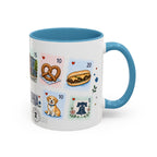 Philadelphia Coffee Mug | Postage Stamp Collage Mug | Travel Souvenir Accent Cup 11oz 15oz