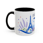 France Coffee Mug | Travel Souvenir Accent Mug | Country Gift Ceramic Cup 11oz 15oz