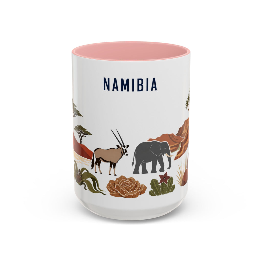 Namibia Coffee Mug | Travel Souvenir Accent Mug | Country Gift Ceramic Cup 11oz 15oz