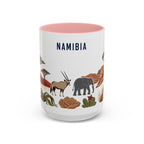 Namibia Coffee Mug | Travel Souvenir Accent Mug | Country Gift Ceramic Cup 11oz 15oz
