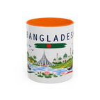 Bangladesh Coffee Mug | Travel Souvenir Accent Mug | Country Gift Ceramic Cup 11oz 15oz