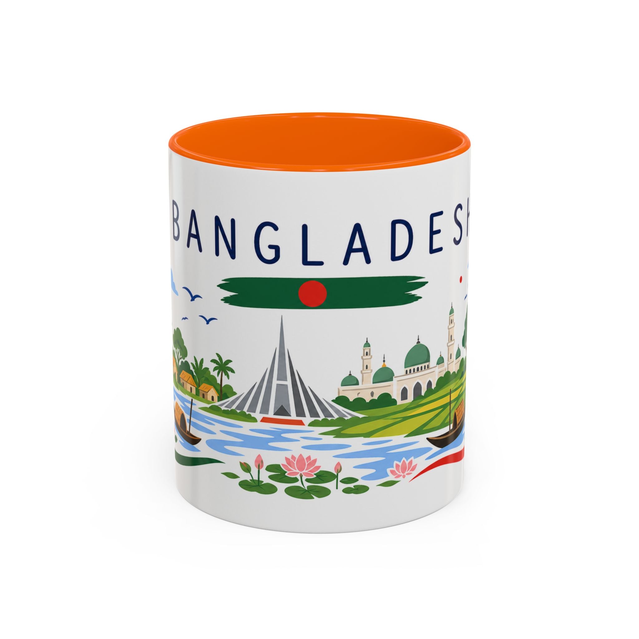 Bangladesh Coffee Mug | Travel Souvenir Accent Mug | Country Gift Ceramic Cup 11oz 15oz