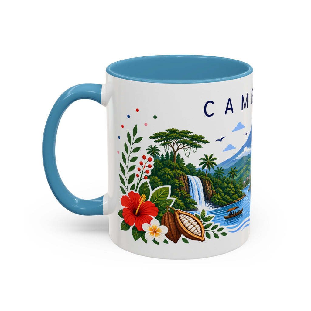 Cameroon Coffee Mug | Travel Souvenir Accent Mug | Place Gift Ceramic Cup 11oz 15oz