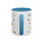 Indiana Dunes National Park Christmas Mug | Watercolor Travel Souvenir | Holiday Gift | Accent Ceramic Coffee Cup 11oz 15oz