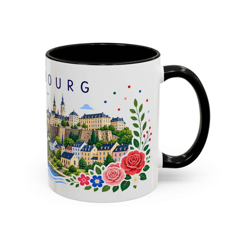 Luxembourg Coffee Mug | Travel Souvenir Accent Mug | Place Gift Ceramic Cup 11oz 15oz