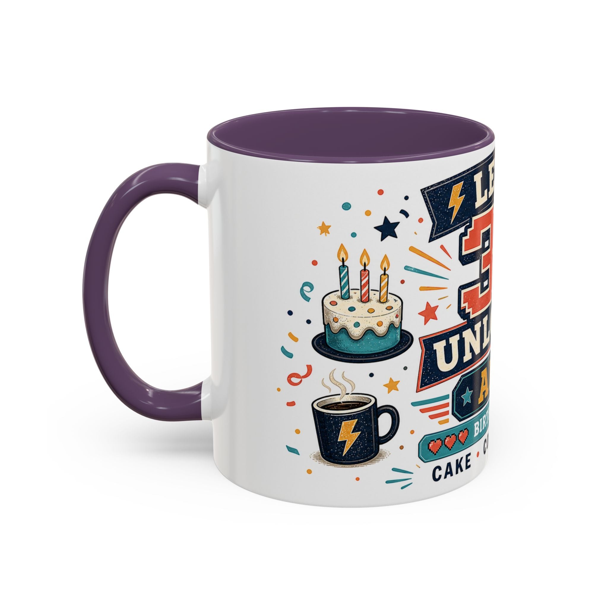 Custom Gamer Birthday Mug | Level Unlocked Name Age Coffee Cup