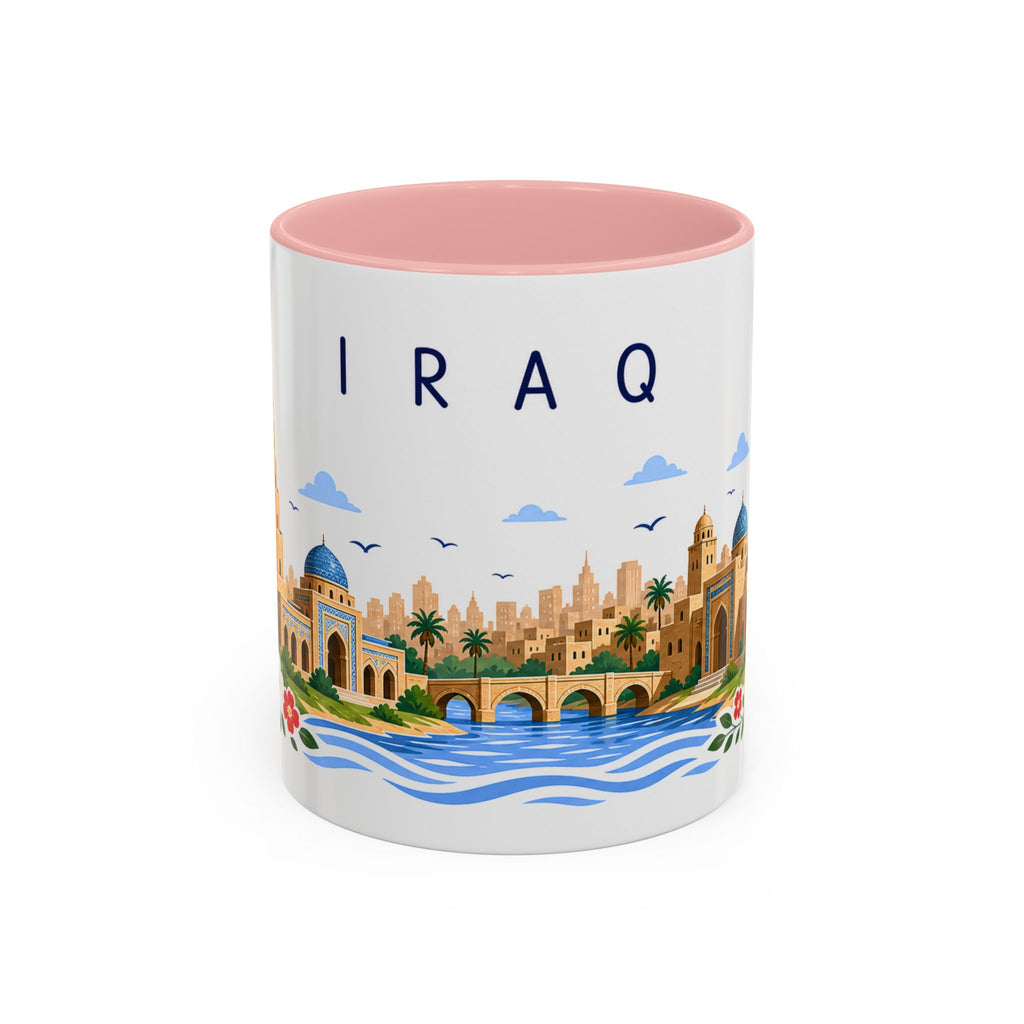 Iraq Coffee Mug | Travel Souvenir Accent Mug | Place Gift Ceramic Cup 11oz 15oz