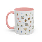 Barcelona Christmas Mug | Watercolor City Souvenir, Ceramic Coffee Cup (11oz/15oz)