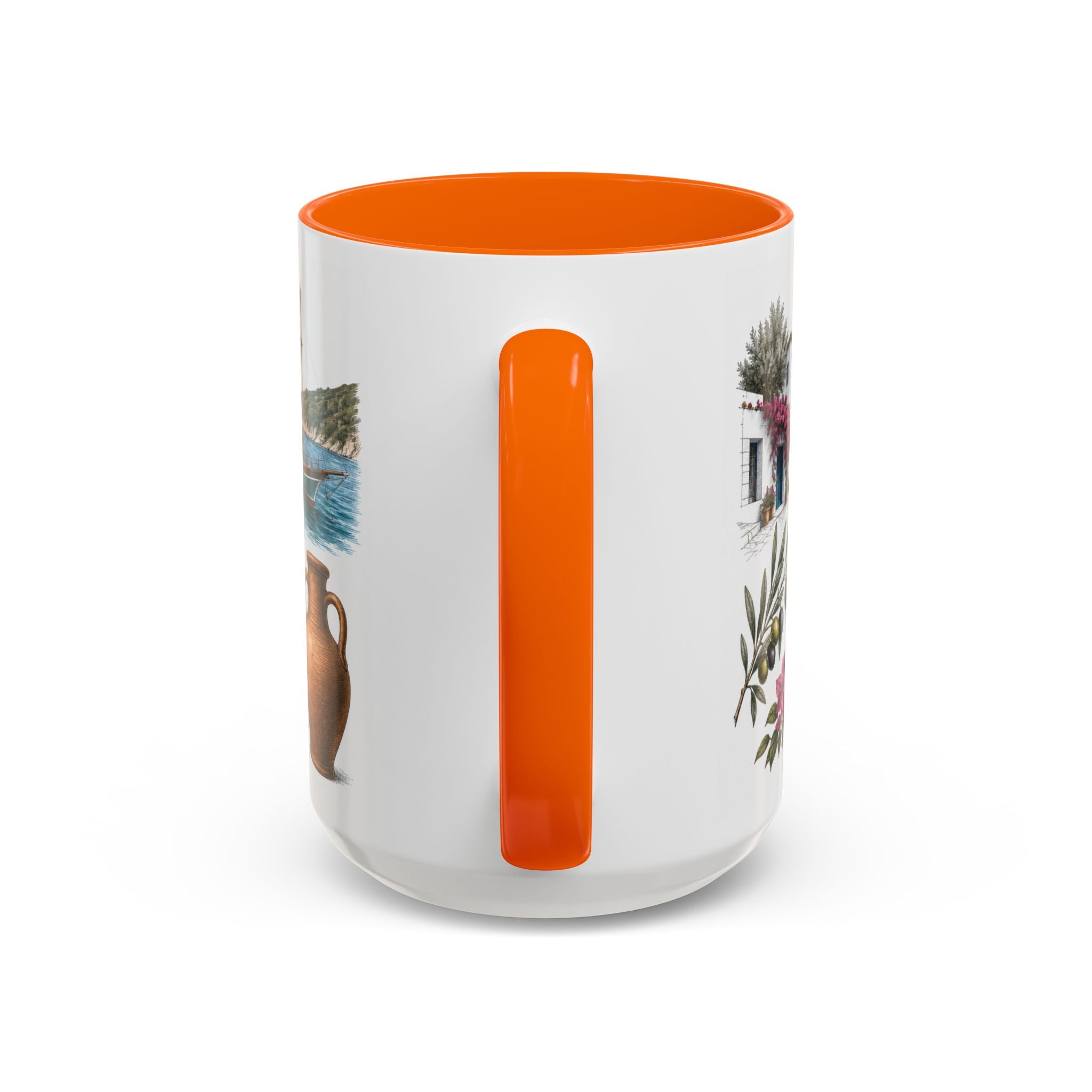Mugla Coffee Mug | Turkey Travel Souvenir | Vintage Illustrated City Gift | 11 oz 15 oz Accent Mug