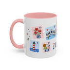 Venice Coffee Mug | Postage Stamp Collage Mug | Travel Souvenir Accent Cup 11oz 15oz