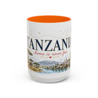 Tanzania Home Country Mug | Moving Away Gift | Long Distance Friendship | 11 oz 15 oz Accent Mug