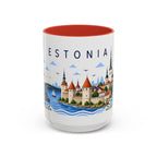 Estonia Coffee Mug | Travel Souvenir Accent Mug | Place Gift Ceramic Cup 11oz 15oz