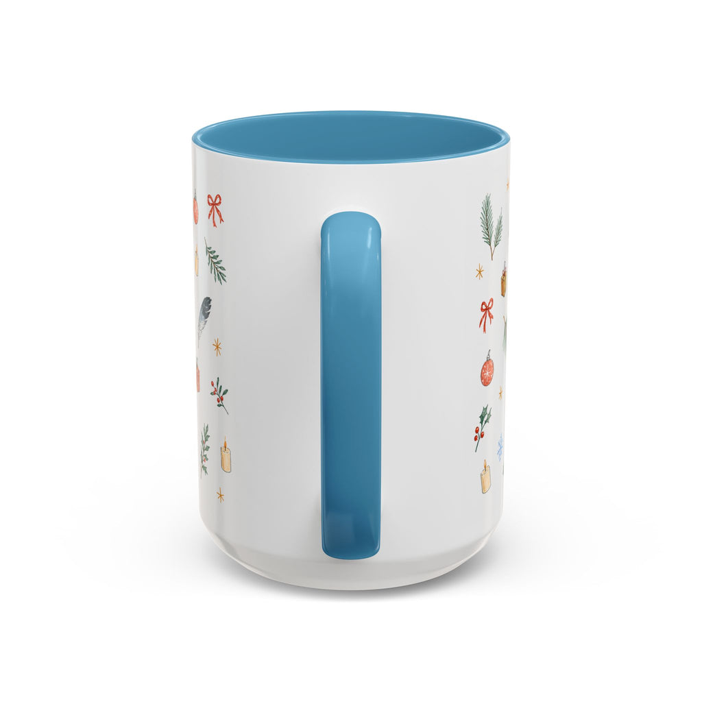 Arkansas Christmas Mug | Watercolor Travel Souvenir | Holiday Gift | Accent Ceramic Coffee Cup 11oz 15oz