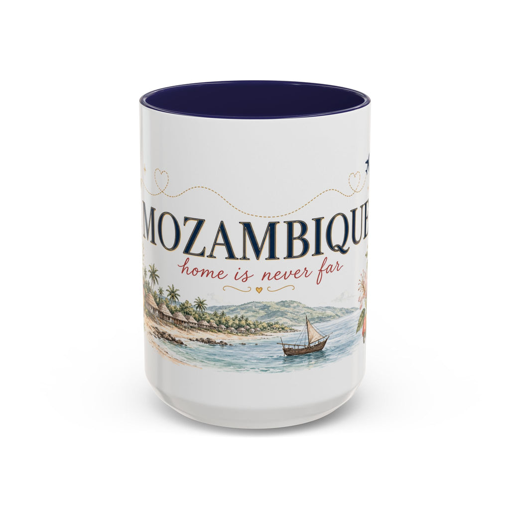 Mozambique Home Country Mug | Moving Away Gift | Long Distance Friendship | 11 oz 15 oz Accent Mug