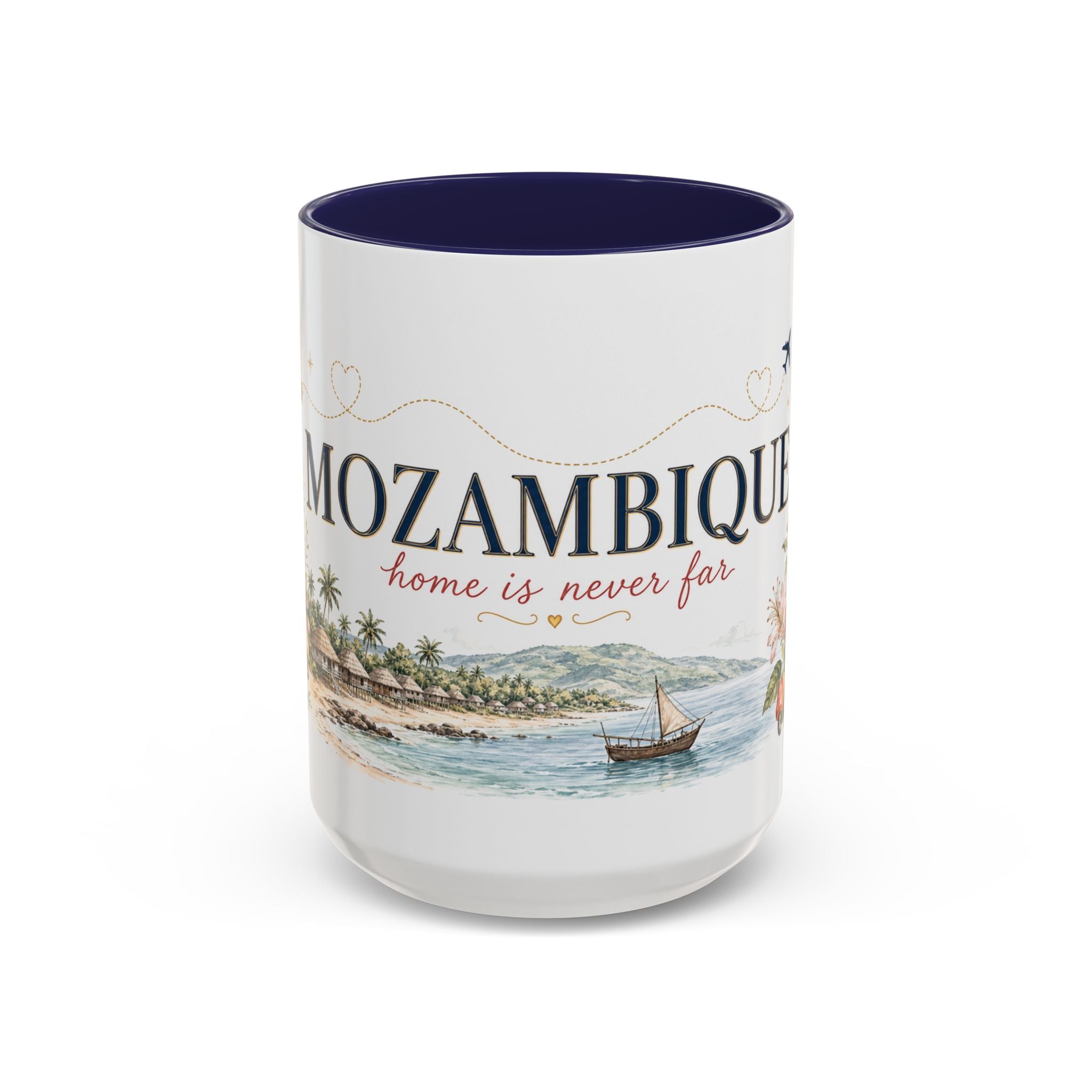 Mozambique Home Country Mug | Moving Away Gift | Long Distance Friendship | 11 oz 15 oz Accent Mug