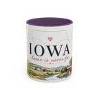 Iowa State Mug | Home is Never Far Accent Mug (11oz or 15oz)