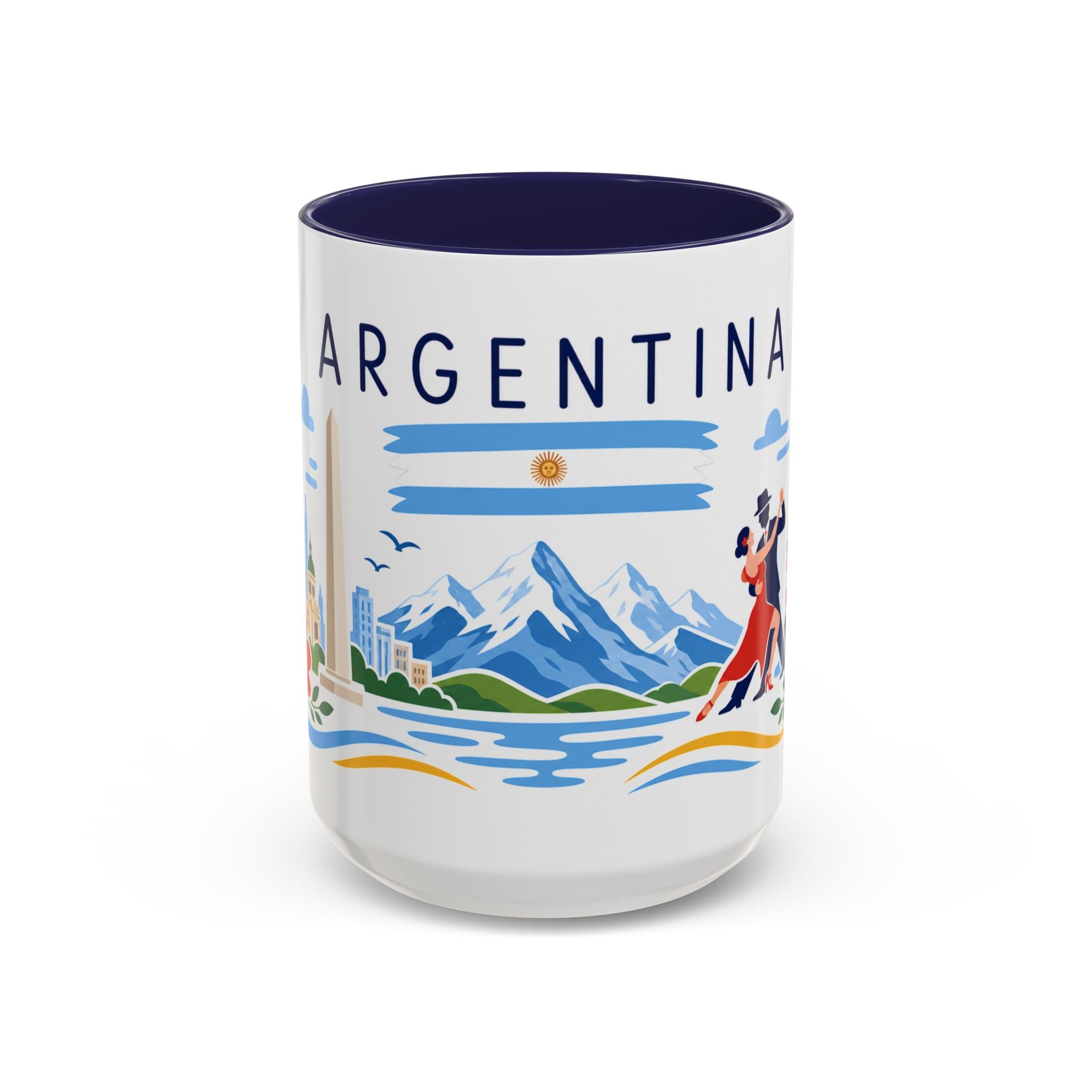Argentina Coffee Mug | Travel Souvenir Accent Mug | Country Gift Ceramic Cup 11oz 15oz