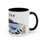 Isle of Man Coffee Mug | Travel Souvenir Accent Mug | Country Gift Ceramic Cup 11oz 15oz