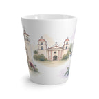 Santa Barbara Latte Mug | Watercolor City Travel Mug | 12 oz Ceramic Souvenir Gift