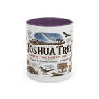 Joshua Tree Coffee Mug | National Park Desert Camping Gift | Accent Color Ceramic 11oz 15oz