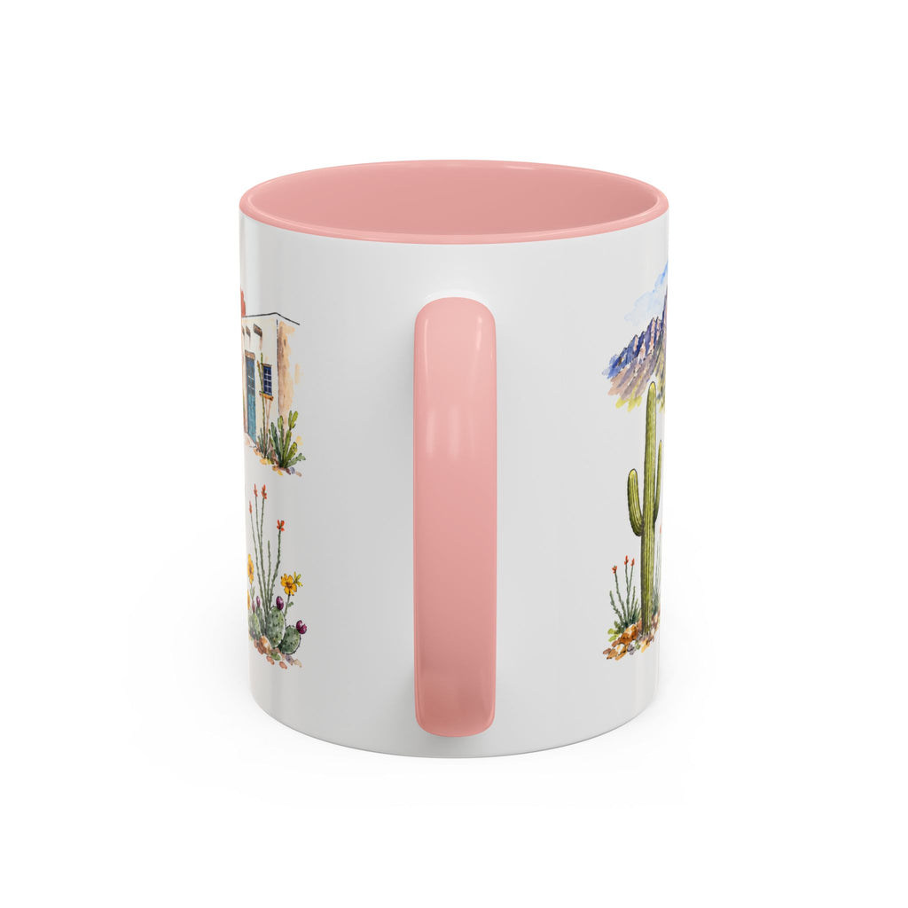 Tucson Illustrated Travel Mug | City Souvenir Accent Coffee Mug | 11oz 15oz Ceramic Cup