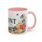 Vermont Home State Mug | Moving Away Gift | Long Distance Friendship Coffee Cup | 11oz 15oz Accent Mug