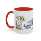 Anchorage Illustrated Travel Mug | City Souvenir Accent Coffee Mug | 11oz 15oz Ceramic Cup