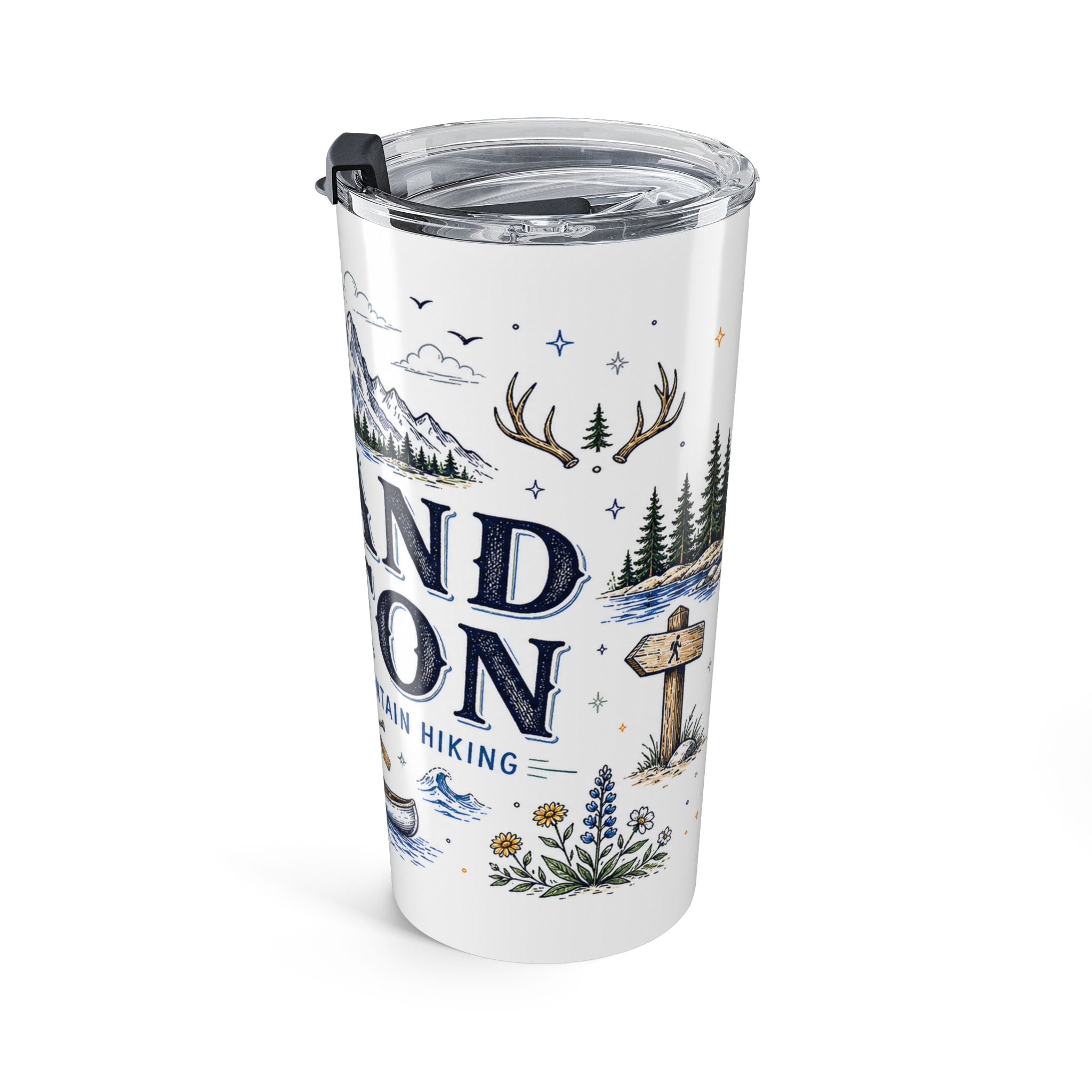 Grand Teton National Park 20oz Tumbler | Wyoming Mountain Gift | Insulated Stainless Steel Travel Cup