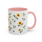 Kansas Sunflower Mug, State Flower Floral Coffee Cup, 11oz Botanical Gift
