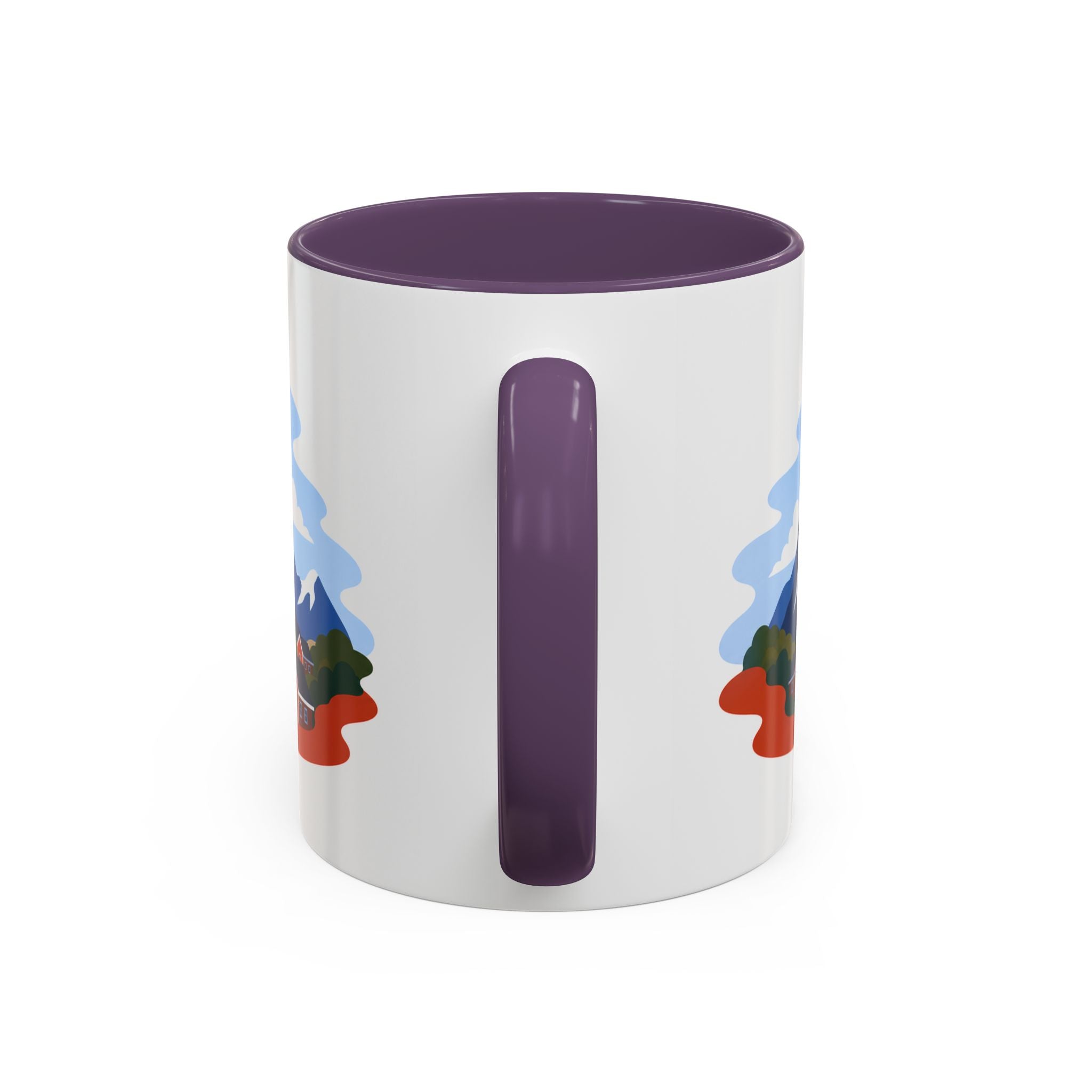 Lofoten Islands Coffee Mug | Travel Destination Souvenir Gift | Accent Color Ceramic 11oz 15oz