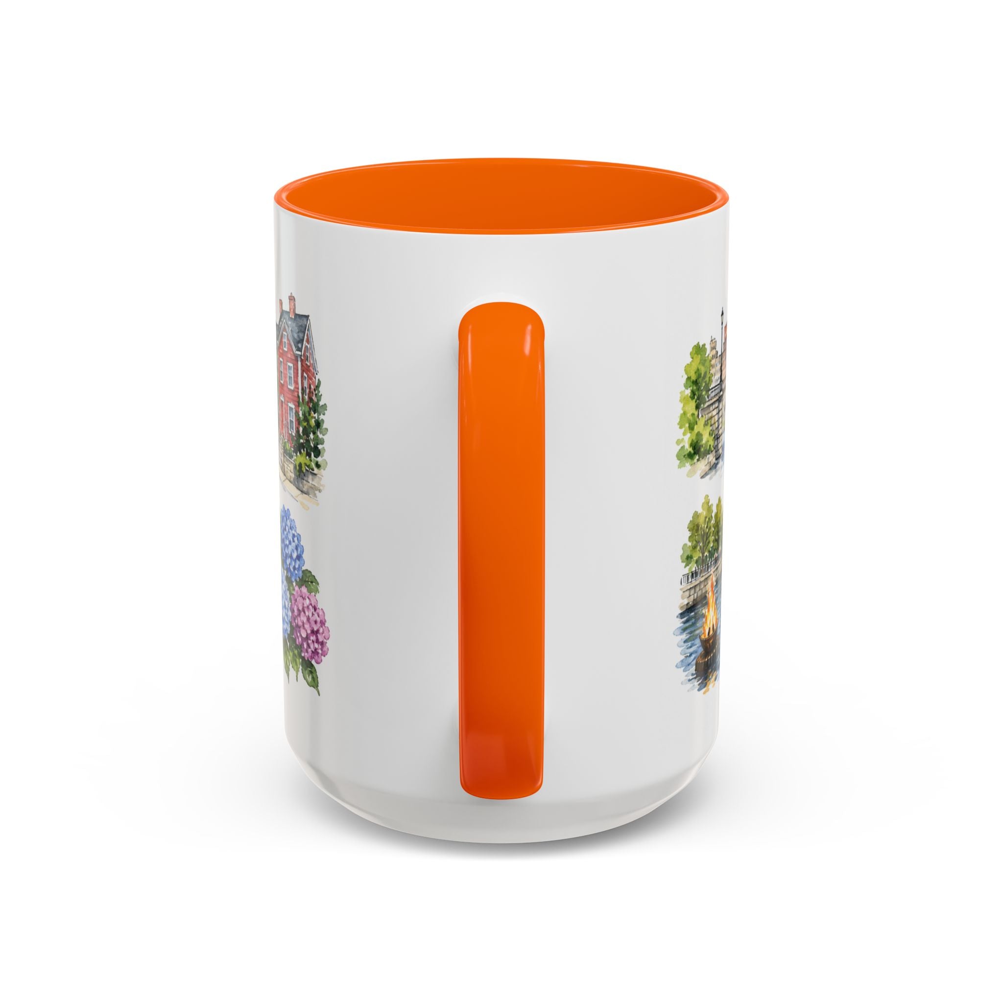 Providence Illustrated Travel Mug | City Souvenir Accent Coffee Mug | 11oz 15oz Ceramic Cup