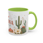 Arizona State Map Mug | Desert Landscape, Botanical Accents, Homesick Gift