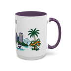Orlando Coffee Mug | United States Travel Souvenir | Porcelain Decal City Gift | 11oz 15oz Accent Mug