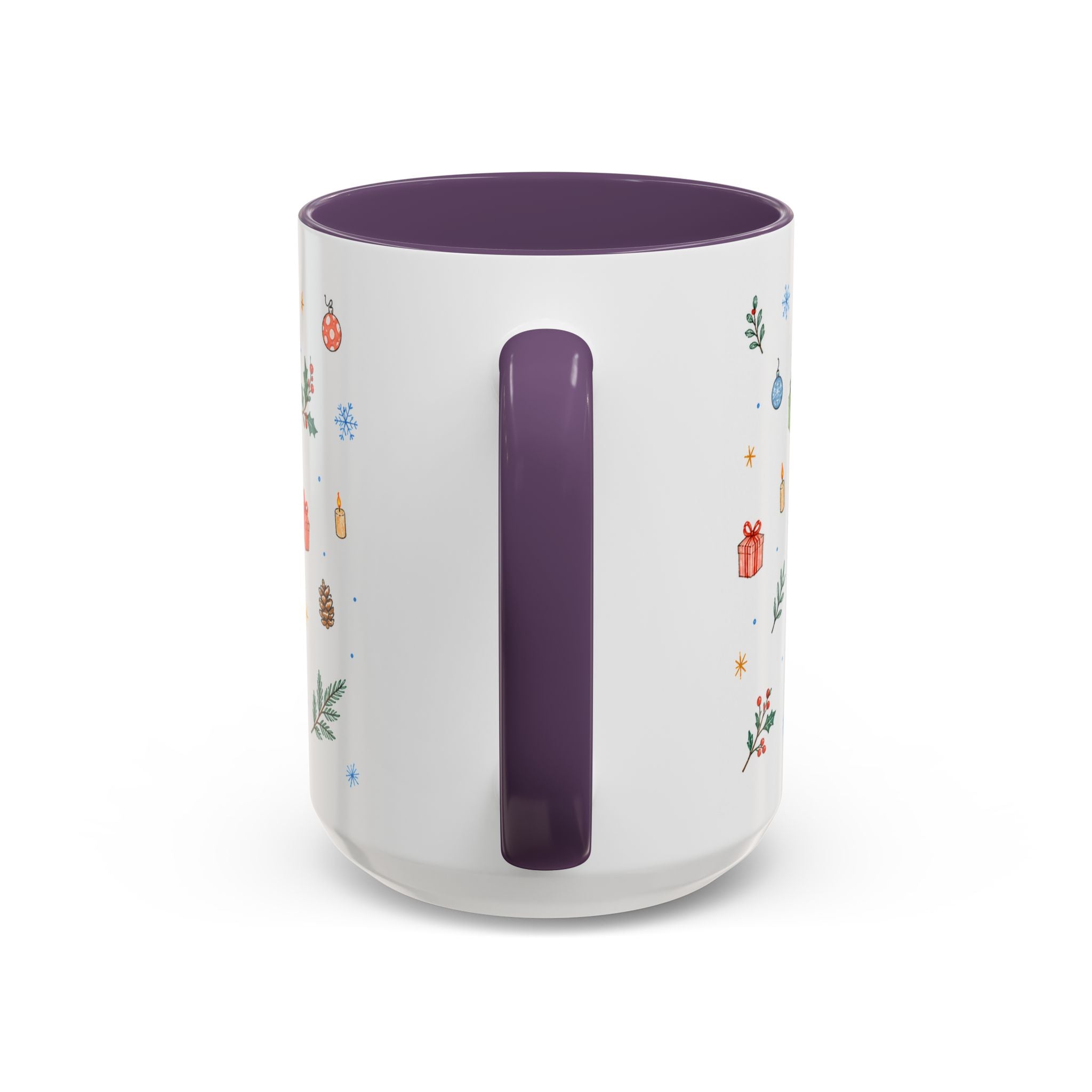 Dhaka Christmas Mug | Watercolor Travel Souvenir | Holiday Gift | Accent Ceramic Coffee Cup 11oz 15oz