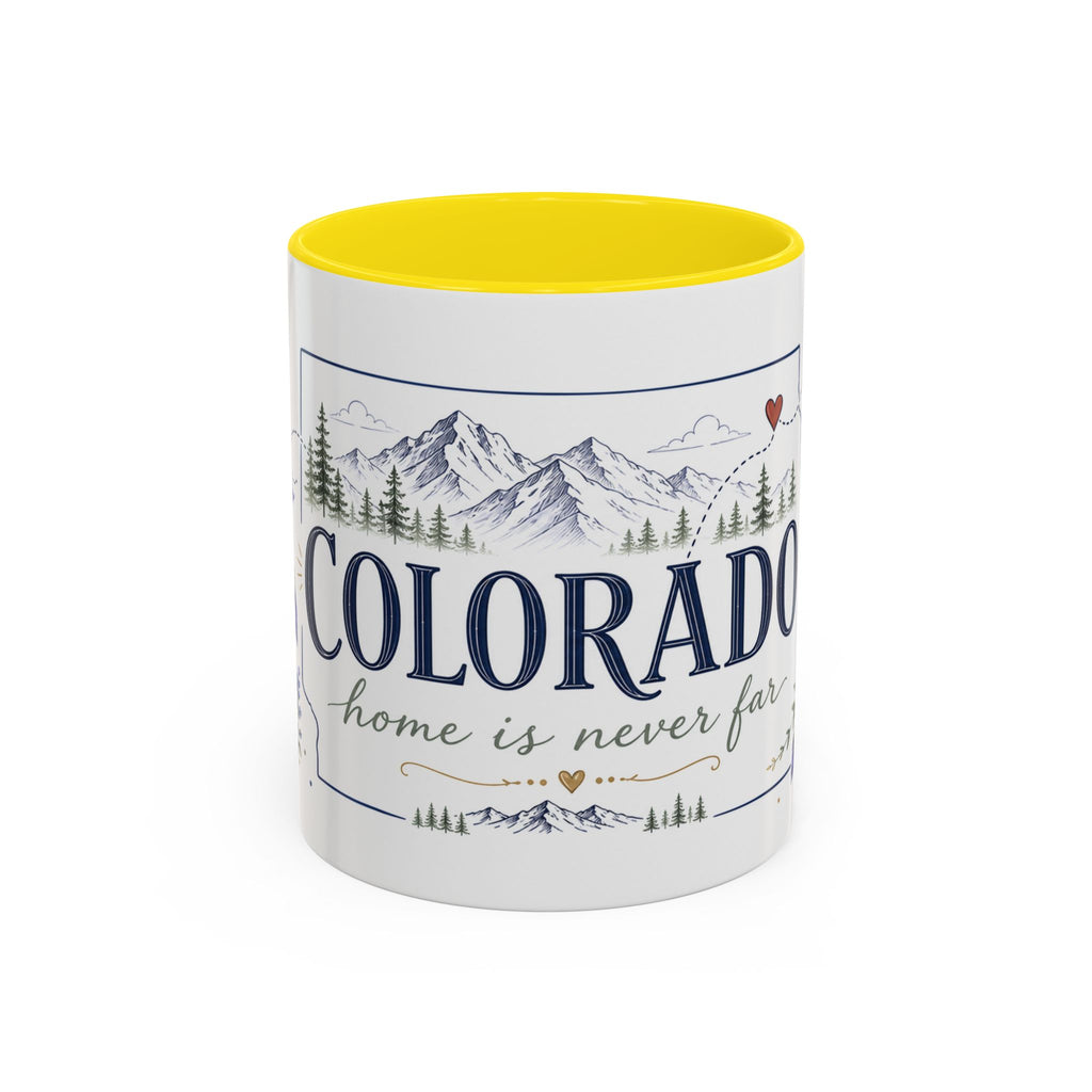 Colorado State Mug | Rocky Mountain Botanical Design | Moving Away Gift