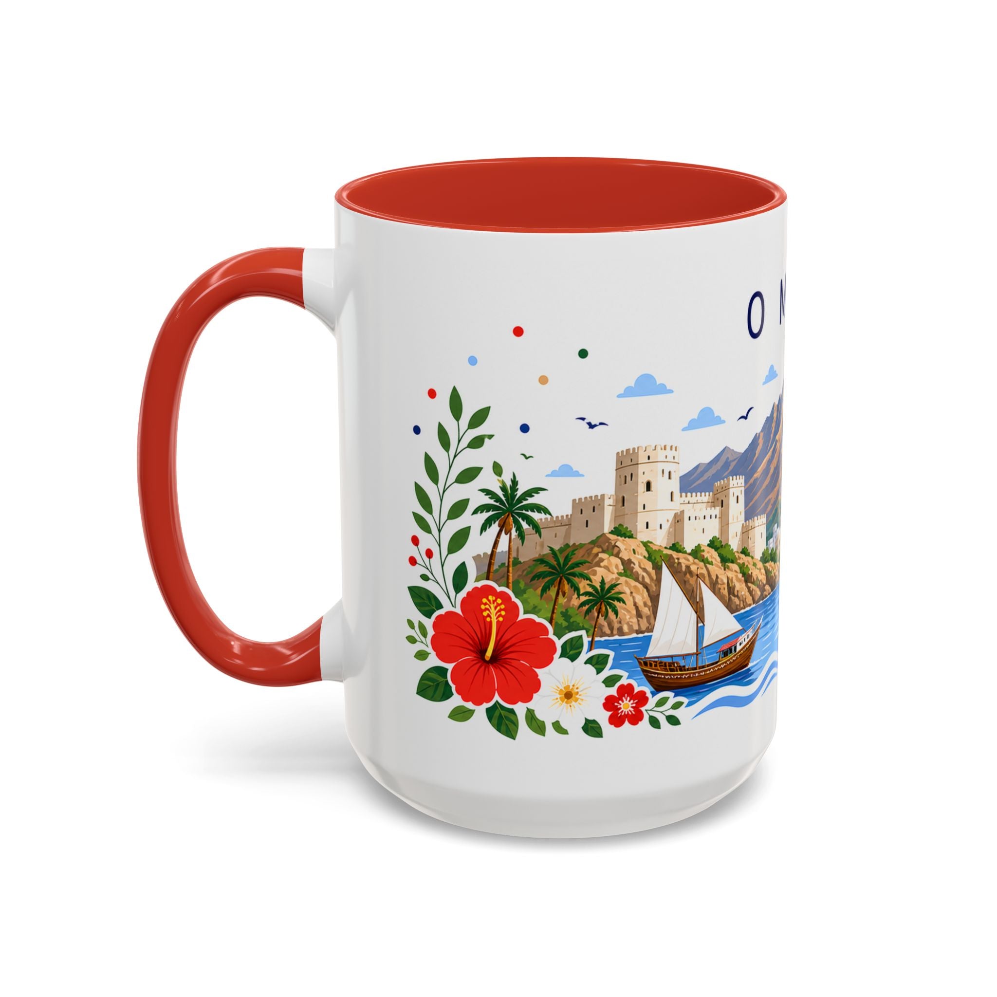 Oman Coffee Mug | Travel Souvenir Accent Mug | Place Gift Ceramic Cup 11oz 15oz