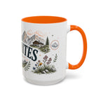 Dolomites Coffee Mug | Travel Destination Souvenir Gift | Accent Color Ceramic 11oz 15oz