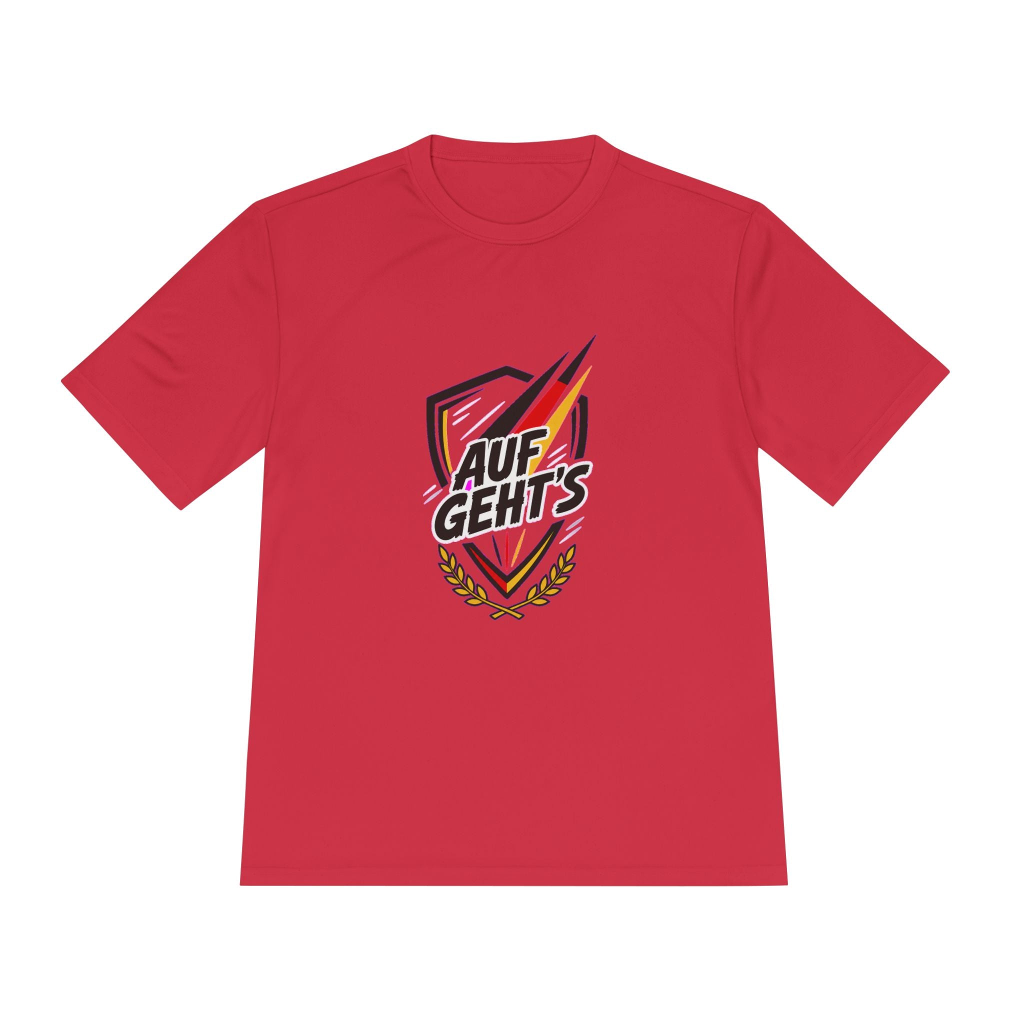 Germany Soccer T Shirt, Auf Geht'S Tee, World Football Fan Shirt, Moisture Wicking Sport Tee