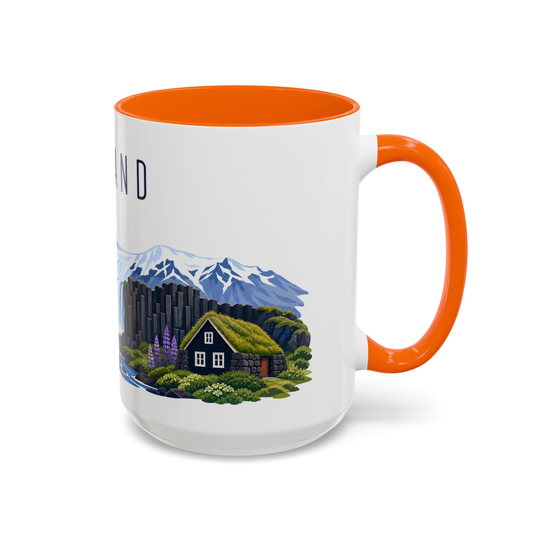 Iceland Coffee Mug | Travel Souvenir Accent Mug | Country Gift Ceramic Cup 11oz 15oz