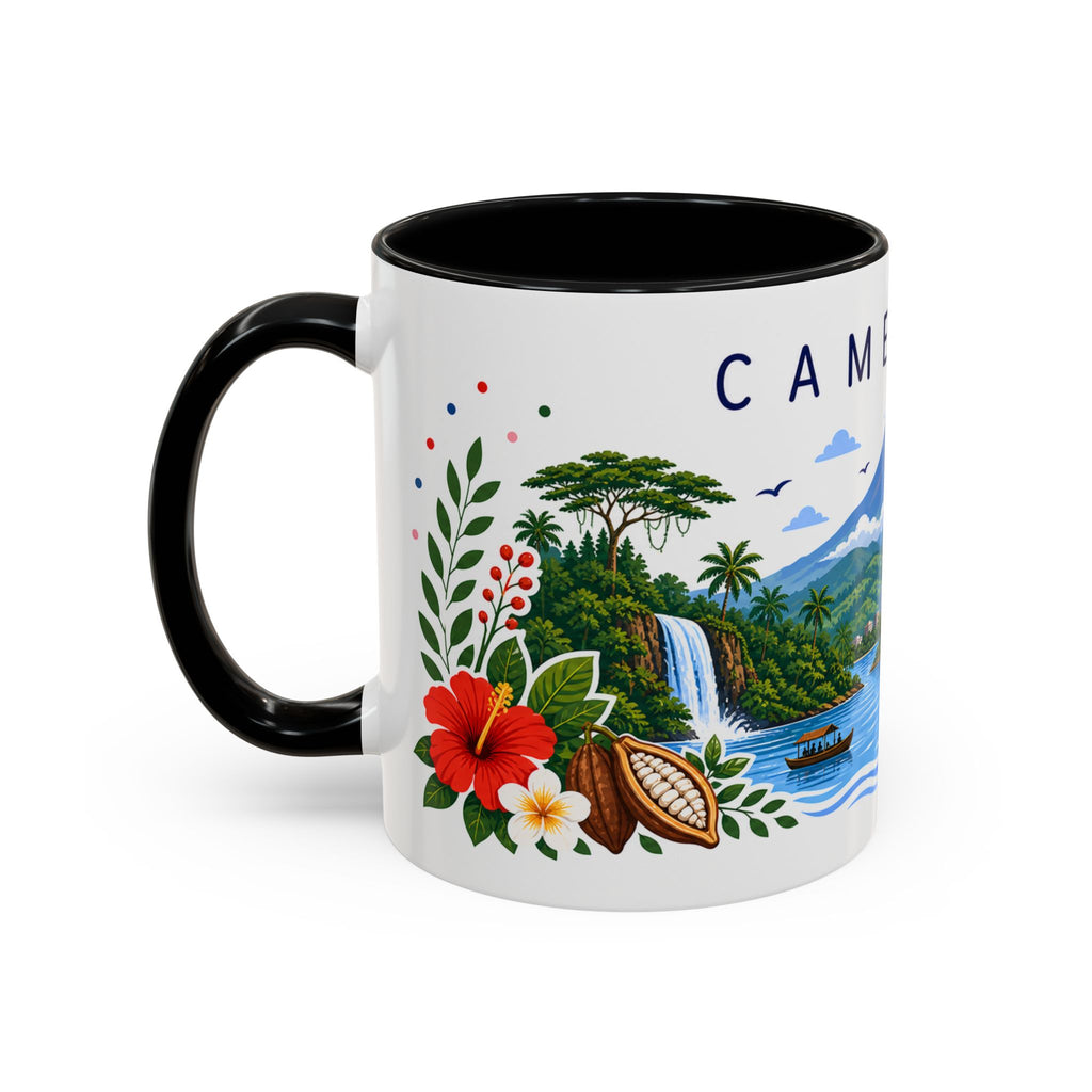 Cameroon Coffee Mug | Travel Souvenir Accent Mug | Place Gift Ceramic Cup 11oz 15oz