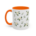 Florida Orange blossom Mug, State Flower Floral Coffee Cup, 11oz Botanical Gift